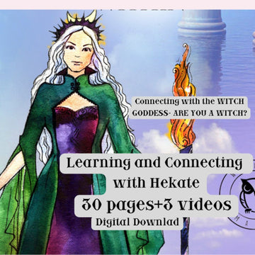Connecting with Hekate,Greek Goddess of Witchcraft, are you a witch,Affirmations, Tips, Art prints,3 videos