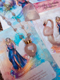 Goddess Aphrodite self-love activator/Rose Quartz Perfume Bottle Neckl…

