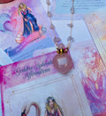 Goddess Aphrodite self-love activator/Rose Quartz Perfume Bottle Neckl…

