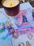 Goddess Aphrodite self-love activator/Rose Quartz Perfume Bottle Neckl…

