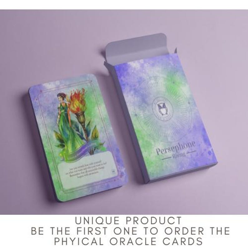 Persephone Oracle Cards | 56-Card Greek Goddess Deck

