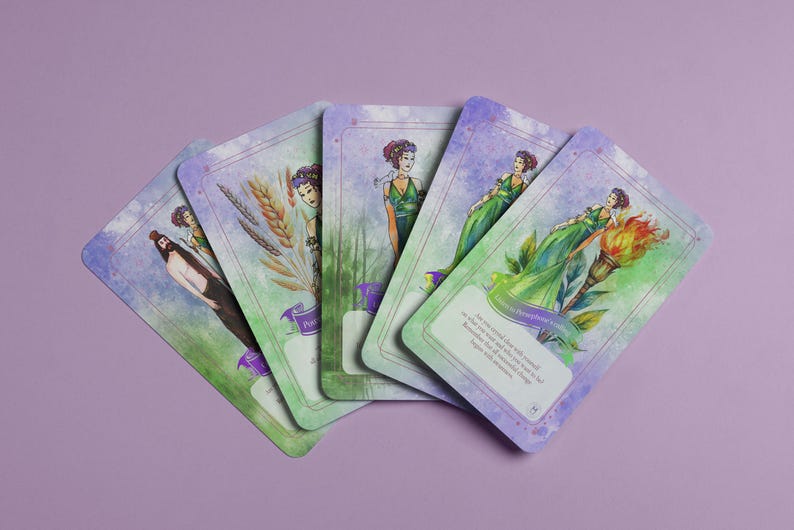 Persephone Oracle Cards | 56-Card Greek Goddess Deck

