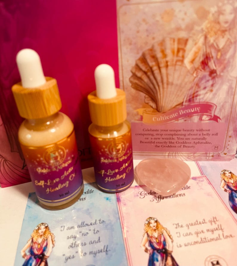 Aphrodite Self-Love Oil | Goddess of Love Healing Lotion

