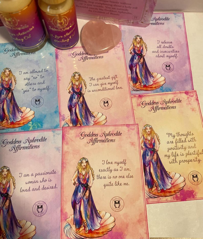 Aphrodite Self-Love Oil | Goddess of Love Healing Lotion

