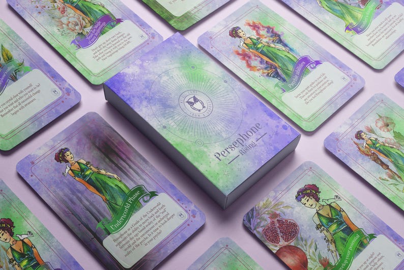 Persephone Oracle Cards | 56-Card Greek Goddess Deck


