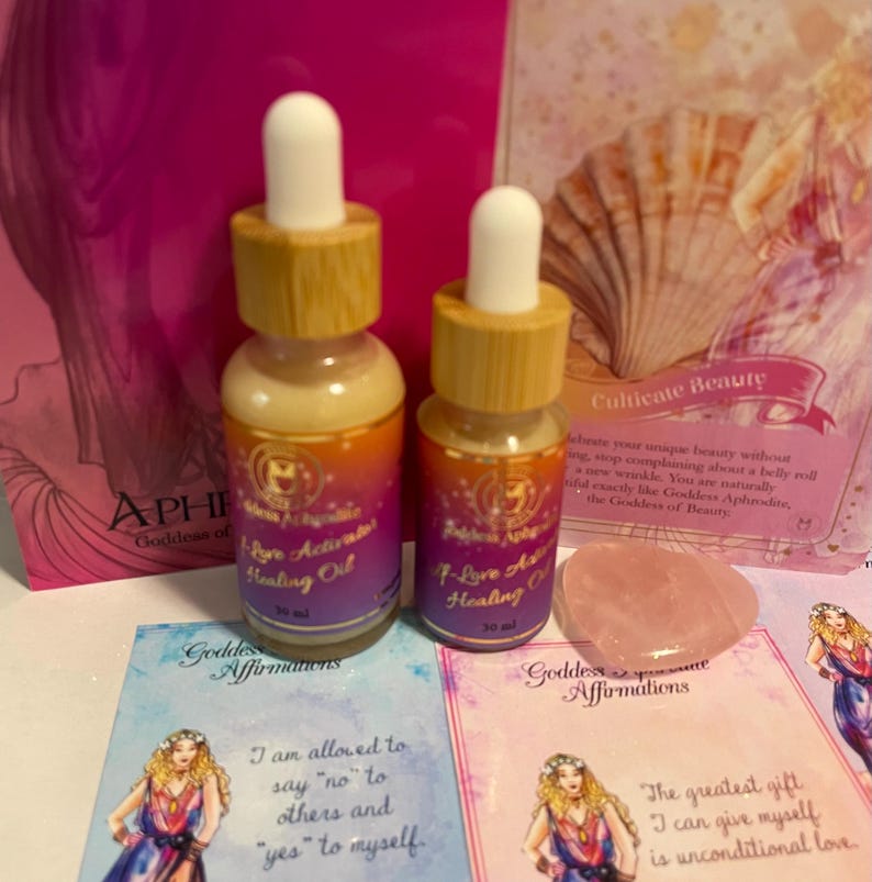 Aphrodite Self-Love Oil | Goddess of Love Healing Lotion

